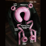 Bdsm Bondage Leather Split Leg Pillow Handcuffs Gear & Accessories Couple Bedroom Restraint Sex Toys Removable Adult Set (Pink)