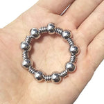 Male Penis Ring Stainless Steel Glans Cock Ring Semen Lock Erection Enhancing Orgasm Increase Penis Loop Sex Toys For Men Delay Ejaculation(1.49")