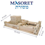 3D Wooden Jerusalem Temple Model Kit, 10 x 6 x 4 Inch Puzzle for Teens & Adults