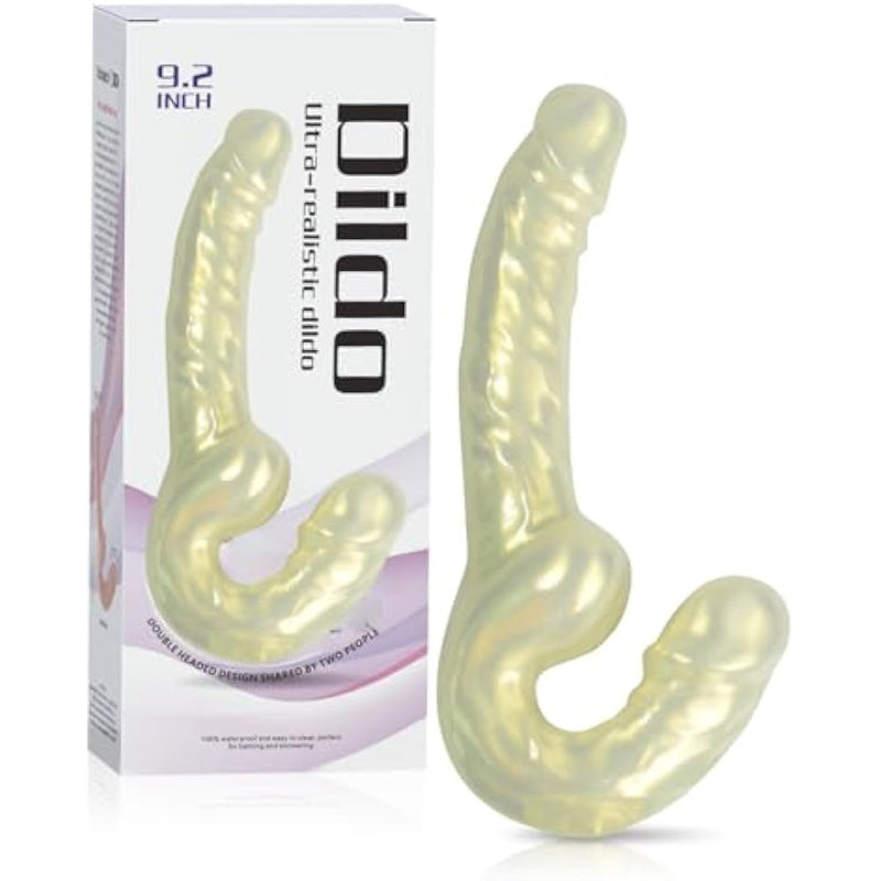 7.21In Realistic Dildo, Huge Thick Dildos With Strong Suction Cup For Hands-Free Play, Flexible Lifelike Penis For G Spot Anal Stimulation, Adult Sex Toys For Women Men Couple (Gold)