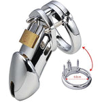 Flat Chastity Cage Lock For Men, Good Concealment, Penis Cages For Man,Couples Bondage Sm Sex Toys (40+45+50)