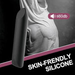 Charging Strong Lipstick Bullet Women's Mini Fun Jumping Egg Shaker Adult Supplies,Black