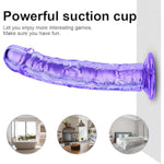 Purple Realistic Suction Cup Dildo Set, (6''/7''/10'') Anal Plug Trainer, (Small/Big/Large) Dildo, G-Spot Stimulation, Compatible With Strap-On Dildo Harness, For Men/Women From Beginners To Advanced