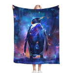 Fantasy Penguin Blanket Penguin Throw Blanket Penguin Gifts And Decor Animal Blanket For Girls Boys Women Men Kids Adults Soft Warm Cozy Fleece Blanket For Couch Sofa ?Bed 50"X40"