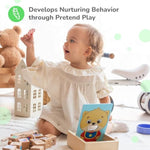 Wooden Feeding Toy - Montessori Scooping Toy For Toddlers 1-4+ - Fine Motor Skills Pretend Play Food Set For Kids (27 Various Foods, A Spoon, Bowl)