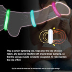 3 Pcs Silicone Penis Glow In The Dark Ring For Longer Harder Stronger Erections, 3 Colors Cock Penis Rings Sexual Stimulation Device For Men, Better Sex Erection Enhancing Premium Adult Sex Toys