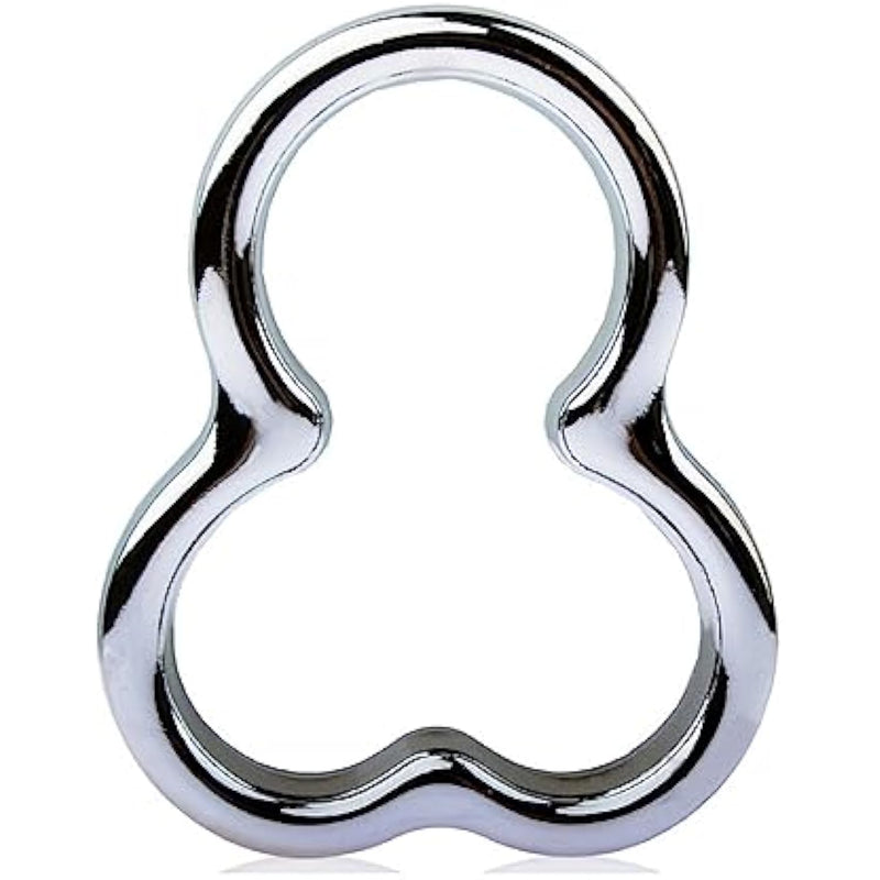 Men'S Cock Ring Metal Bondage Device Penis Set Lock Fine Ring Penis Ring Gay Trainer