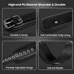 Bdsm Kit Sex Restraints, 11 Pcs Bondage Set Couple Sex Toy With Adjustable Ankle Thigh Cuffs Handcuffs, Thick Leather Material Bdsm Toys For Couples Kinky