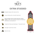 Extra Studded Non-Latex Ultra Thin Condoms 22 Count Box And Elite Extra Lube Ultra-Thin Lubricated Latex-Free Condoms 12 Count