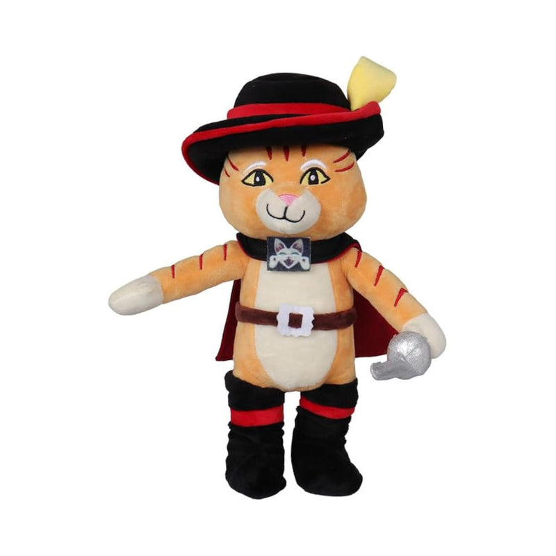 Puss Plush Toy 12.2 In Cat Stuffed Animal Plushie Doll Puss Figure Pillow For