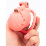 Male Bdsm Spiked Cock Cage Chastity Device With 4 Arc Rings Set, Cbt Spikes Cage Men Abstinence Penis Pain Bondage Sm Punishment Extreme Fetish Sex Toys For Gay Couples Professionals (Pink)