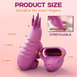 Finger Vibration Tool For Her, Vibrating Soft Tentacle Finger Sleeve Sex Finger Vibrator Adult Toy For Women