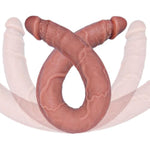 19.7 * 1.7 Inch Double Headed Huge Dildo, Double Sided Thick Dildo Giant Toy, Xxl Large Double End Realistic Penis Long Silicone Penis, Wide Anal/Vaginal Stimulator For Couple Lesbian And Gay Games
