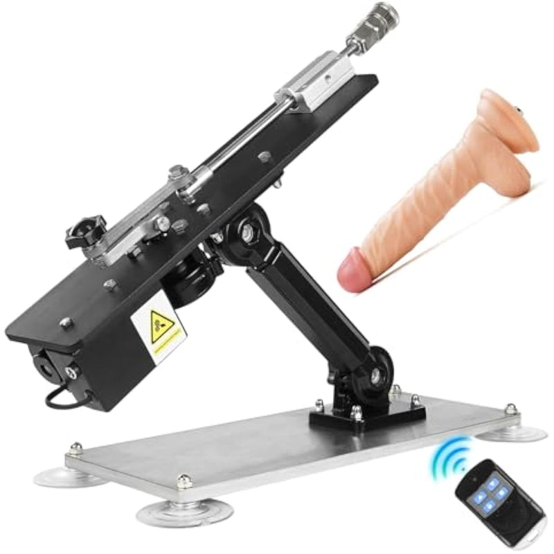 Sex Machine,Metal Thrusting Sex Machine With 8.26 Inch Dildo Attachments,Automatic Thrusting Dildo Machine For Women And Men,More Stable Adult Sex Toys Love Machine Device