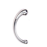 Double Ended Stainless Steel Spot Wand Massage Stick Pure Metal Penis P-Spot Stimulator Anal Plug Dildo Sex Toy For Women Men (S,14 Oz)