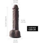 Velare Realsense Black, Discreet Packaging, Thrusting Silicone Dildo Vibrator Sex Toys, With Remote Control, For Woman & Men Sex Toys, With 10 Vibration Modes, 5 Thrusting Modes.