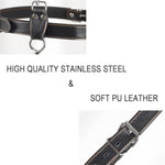 Anal Hook Bdsm Sex Bondage, Bed Restraint Kit With Adjustable Handcuffs Collar, Leather Furniture Restraint Set With Ball Gag And Adjustable Leather Handcuffs, Adult Sex Toys For Couple Foreplay