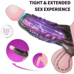 Penis Sleeve For Men Cock Sleeve Extender, Pennis Sleeve Girth Enhancer For Men, Ultra-Soft Middle Small Penis Sheath Delay Ejaculation, Reusable Dragon Penis Extension Male Adult Sex Toys For Couples