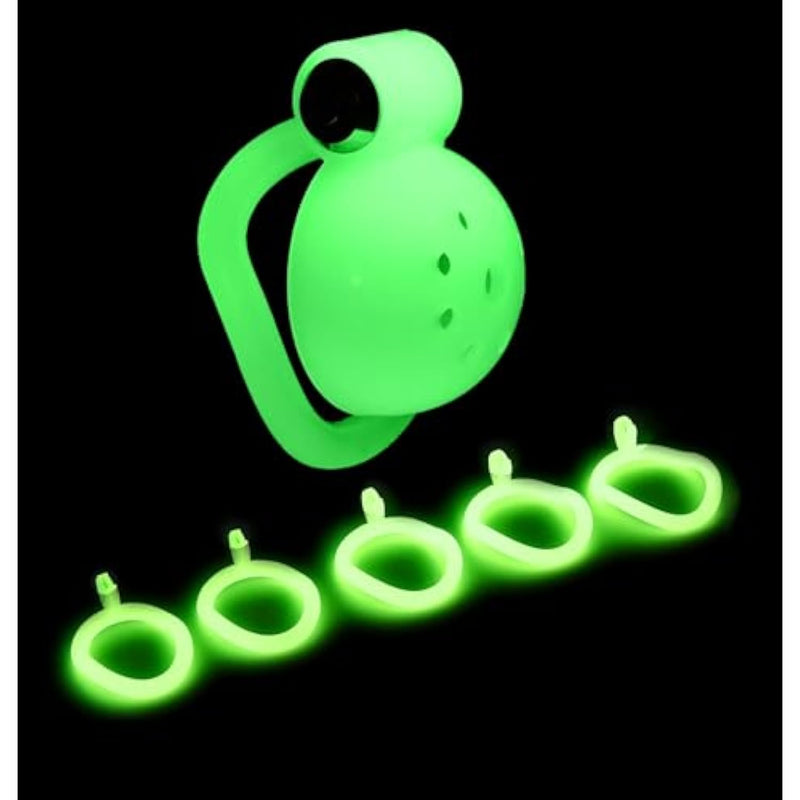 Male Chastity Device Tease Locked Cock Cage Penis Exercise For Men Chartreuse