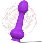 Rose Sex Toys Dildo Vibrator - Sex Toys For Women Clitoris G Spot Anal Stimulator With Powerful Suction Cup, 10 Powerful Vibration Modes For Woman Man Couples Pleasure (6.2 Inches)