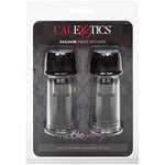 Novelties Nipple Play Vacuum Twist Suckers, Black/Clear