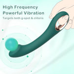 Ergonomic Curved G Spot Vibrator for Women with One-Button Control and Silent Waterproof Operation