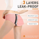 Teen Girls Period Underwear Leakproof Panties Menstrual Panty Cotton Kids Protective Briefs