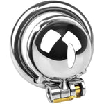 Male Chastity Cage Stainless Steel Cock Cage For Man Penis Bondage Bdsm Chastity Device With Lock Adult Sex Toys For Men Penis Exercise (M)