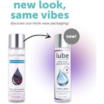 Hydrolube Personal Lubricant, Gentle, Non-Greasy, Water-Based Sex Toy Lube For Solo And Partner Play, Condom Friendly, 4 Fl Oz