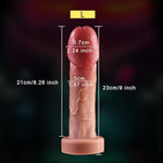 Sex Toys 9 Inch - Huge Flesh Lifelike Dildo, Realistic Skin Texture, Thick Liquid Silicone With Powerful Suction Cup - Sex Adult Toys For Couples, Men, Women