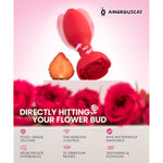 Rose Anal Plug Vibrator Adult Sex Toys Prostate Massager With Remote Control 10 Modes 360° Swing Rotation Vibration For Men Women Male Female Couple Quiet Pleasure Stimulation