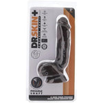 8 Inch Thick Poseable Ballsy Dildo Chocolate With Lube 1Oz | Realistic Dildos | Harness Compatible Strap-On | Suction Cup Base