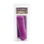 Purple Japanese Bondage Rope by Doc Johnson - Soft Cotton Material