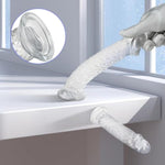 7.48 Inch Thrusting Dildo Realistic Dildo G Spot Sex Toy Anal Plug With Powerful Suction Cup Anal G Spot Stimulating Adult Sex Toys For Women Men And Couple (Transparent)