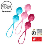 V Balls - Kegel Ball Exercise Weights, Ben Wa Balls, Pelvic Floor Training, Tightening, Ideal for Beginners, 3-Piece Set (2.79-5.30 oz.)