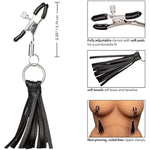 Nipple Play Playful Tassels Nipple Clamps - Black