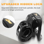 Male Chastity Cage Small Short Chastity Devices With 4 Sizes Penis Ring And Invisible Lock For Man Penis Exercise Cock Cage Bondage Gear & Accessories Lightweight Adult Sex Toys