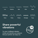 Verge Vibrating Cock Ring App Controlled & Pjur Aqua Water Based Personal Lubricant 3.4 Fl Oz - Male Sex Toys Bundle