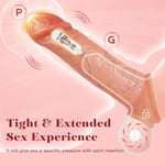 Penis Sleeve Cock Sleeve Vibrator - Penis Extender Sex Toy Realistic Soft Reusable, 7.1 Inch Penis Enlarger Sex Toys Thickened Sleeve Cock Extender Boost Confidence Pleasure Couple Sex Toys For Men