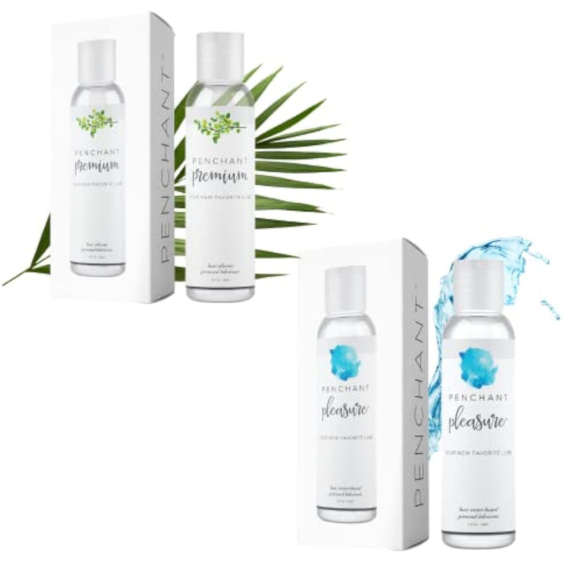 Lubricant 2-Pack Bundle [Premium Silicone/Water-Based]