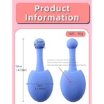 Erotic Clitoral Vibrator Small Clitoral Stimulator G Spot Teaser Masturbator One-Click 10-Frequency Vibrator Life Waterproof Silk Slip-In Liquid Silicone Adult Flirty Sex Toy