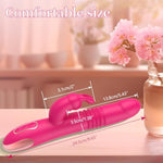 Thrusting Vibrator Dildos - 9.7" Rabbit Vibrators Vibrating Dildo Adult Toys, Consoladores, Vibradores, Silicone Realistic Anal Pink Dildo Sexy Toys, Womens Sex Toys Sexual Pleasure Tools For Women