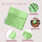 Silk Sanitary Napkin Storage Bag for Teen Aged Girls (Vert Criquet)