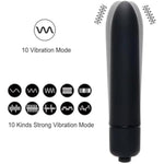 Mini Bullet Vibrator With 10 Mode Vibration For Precision G Spot Anal Clitoral Stimulation Portable Vaginal Stimulator With Tapered Tip For Female Masturbation Couple Foreplay Flirting