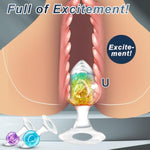 Big Anal Plug Liquid Silicone Butt Plug With Luxury Crystal Ball, Large Size, Prostate & G-Spot Stimulation, Perfect For Men, Women, Couples, And Advanced Users