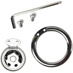 Stainless Steel Smooth And Light Men'S Desire To Escape Chastity Lock Short Chastity Lock Cage 55Mm