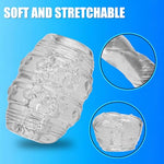 Male Masturbator Adult Sex Toys for Men - Reusable Open Pocket Pussy, Soft Realistic Oral & Vagina Texture, Portable Penis Training Masturbation Sleeve