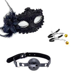 Bdsm Kit Adult Sex Toys For Women, Nipple Toys Nipple Clamps 6Pcs Bondage Restraints Set, Anal Nipple Stimulator Anal Trainer Butt Plug Anal Toys For Beginners Sm Adult Couples Game Play