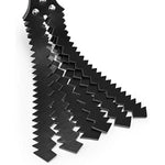 Fetish Leather Spanking Paddles 3 Layers Jagged Bondage Slapping Paddle Bdsm Flirting Toys For Couple