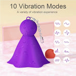 Electric Pussy Sucker - Electric Clitoral Vagina Vacuum Pussy Pump, Clit Licker Sucker Toy Breast Vibrator G Spot Stimulator With 10 Vibrating Modes, Adult Sex Toys Vibrator (Purple)